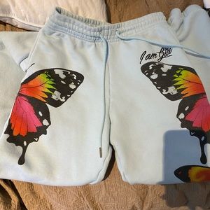 I am Gia butterfly sweatpants